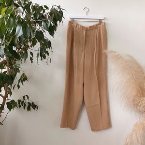 Vintage tan high waisted pants
